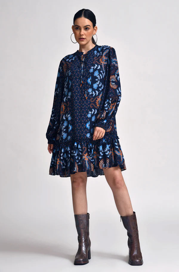 Celina Moon Jules Mini Tier Dress