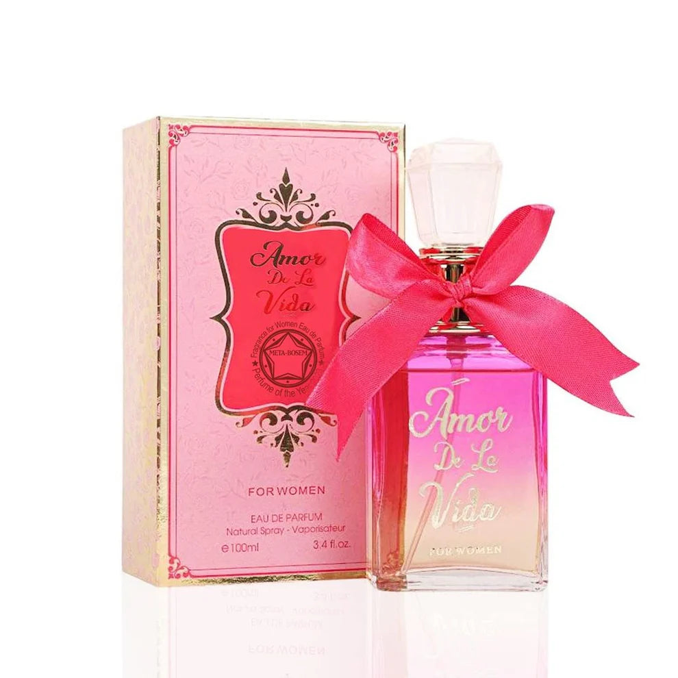 Amor De La Vida Eau De Parfum for Women (3.4oz) | Juicy, Fruity & Vibrant Scent | Must-Have Affordable Luxury Perfume