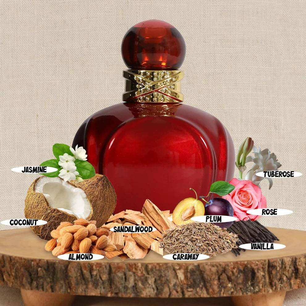 Passion Happy Spray Eau De Parfum for Women | 3.4 fl.oz | Vanilla, Almond & Coconut Scent | Long-Lasting Elegant Fragrance Inspired by Diorr Poison Women's